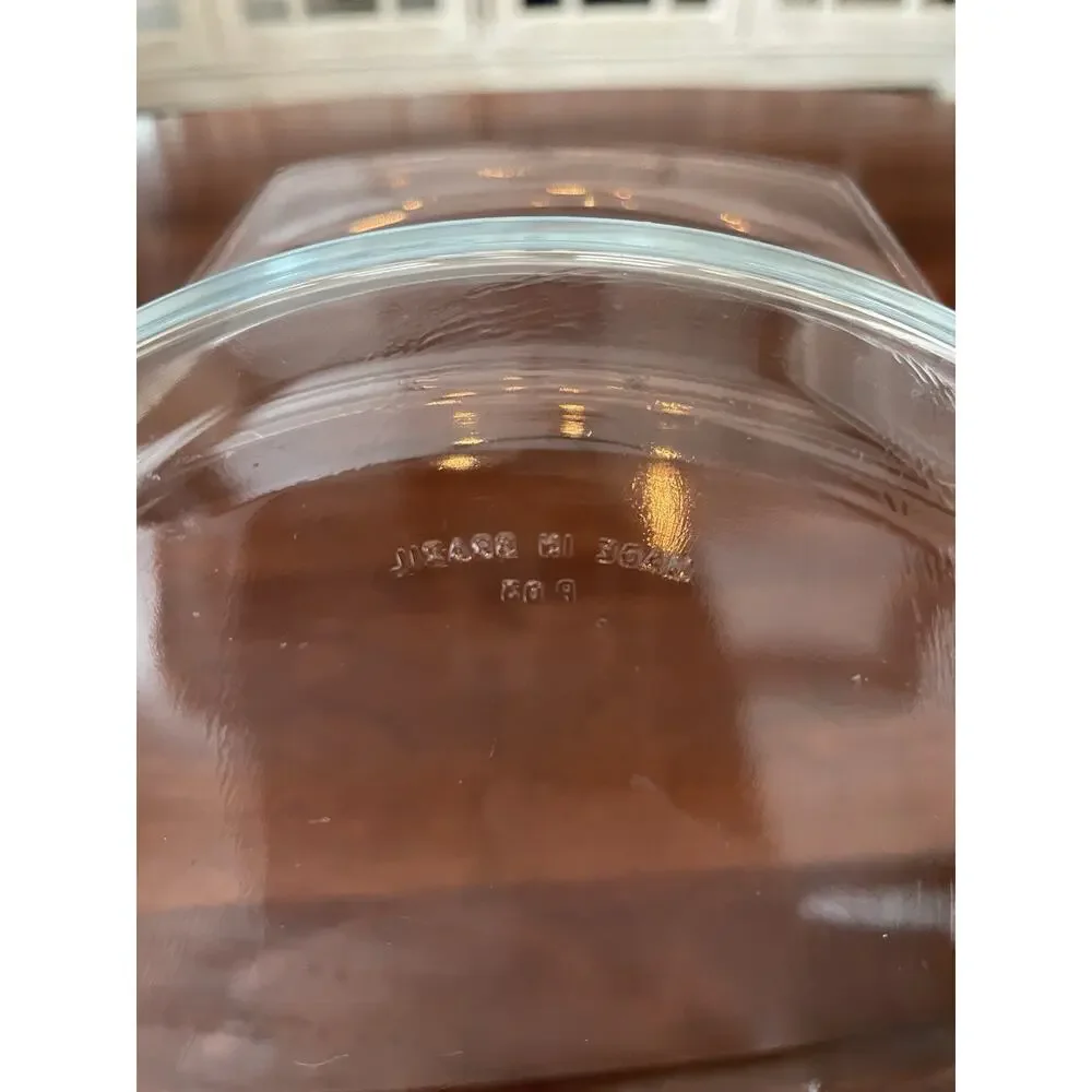 'MARINEX GLASS CASSEROLE DISH 9
